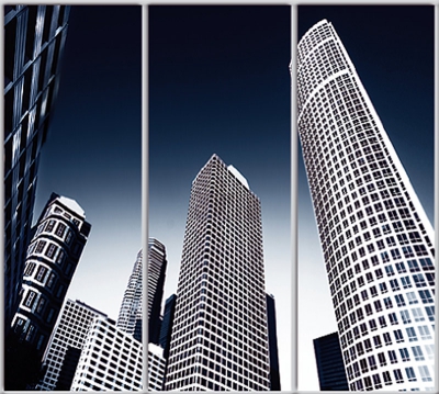 

Шкаф купе Luxe Studio Стандарт-1 Фотопечать Архитектура-137 2200x2300x450 трехдверный