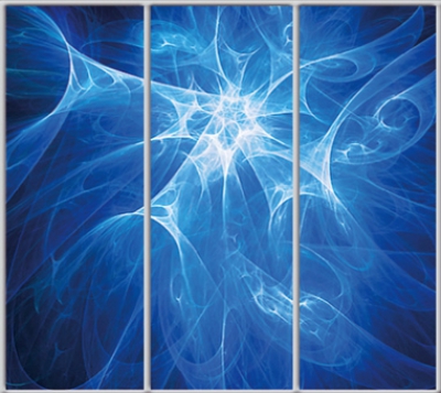 

Шкаф купе Luxe Studio Стандарт-1 Фотопечать Абстракция-37 2200x2200x450 трехдверный