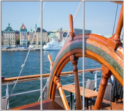 

Шкаф купе Luxe Studio Стандарт-1 Фотопечать Транспорт-3 2200x2200x450 трехдверный