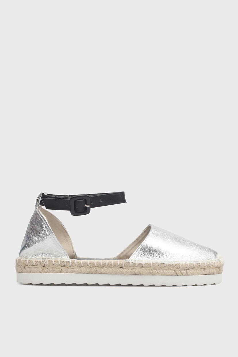 

Женские серебристые эспадрильи Preppy 41 JS-0425B