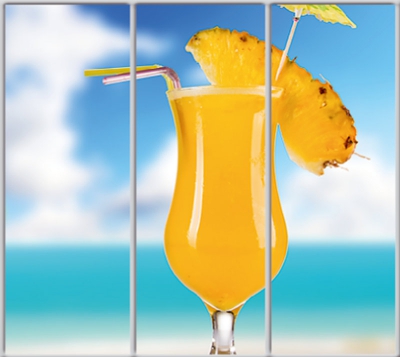 

Шкаф купе Luxe Studio Стандарт-1 Фотопечать Еда и напитки-6 2200x2100x450 трехдверный