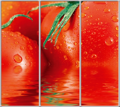 

Шкаф купе Luxe Studio Стандарт-1 Фотопечать Еда и напитки-19 2200x2300x450 трехдверный