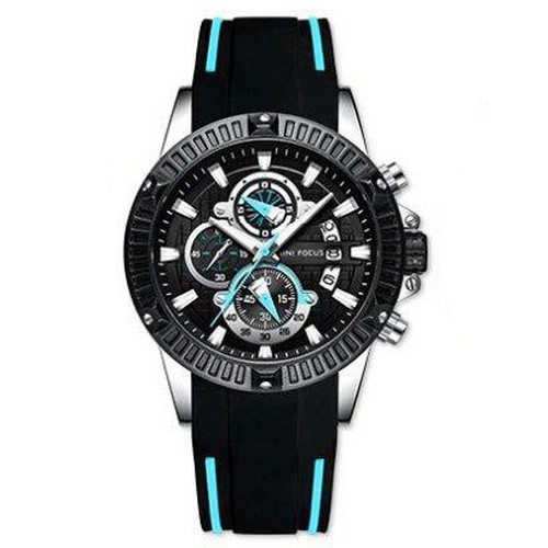 

Мужские наручные часы (MF0244G.03 Black-Silver-Turquoise) Mini Focus 47 мм Черный 000028775