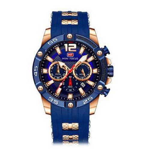 

Мужские наручные часы (MF0349G.02 Blue-Cuprum) Mini Focus 46 мм Синий 000028787