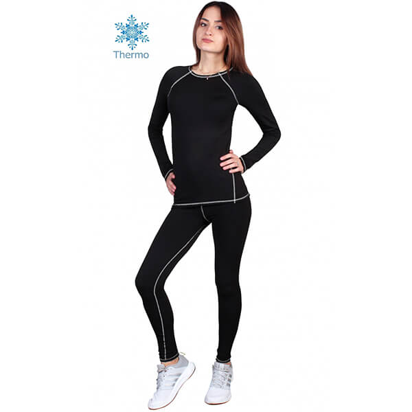 

Термобелье женское FirePower Polarflis-Stretch (XXL) Черное с белым