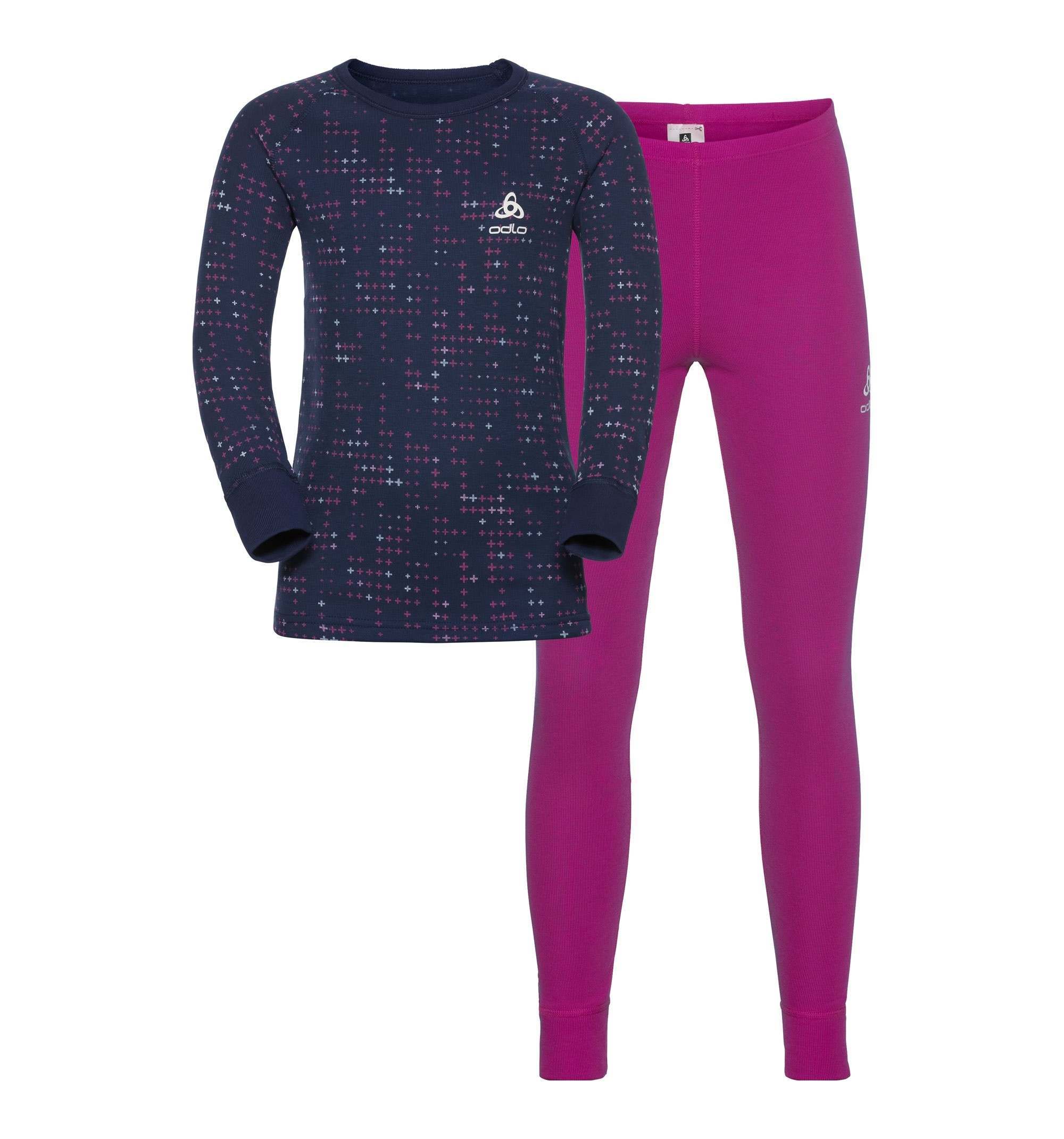 

Комплект детского термобелья Odlo Warm Purple-Peacoat 116