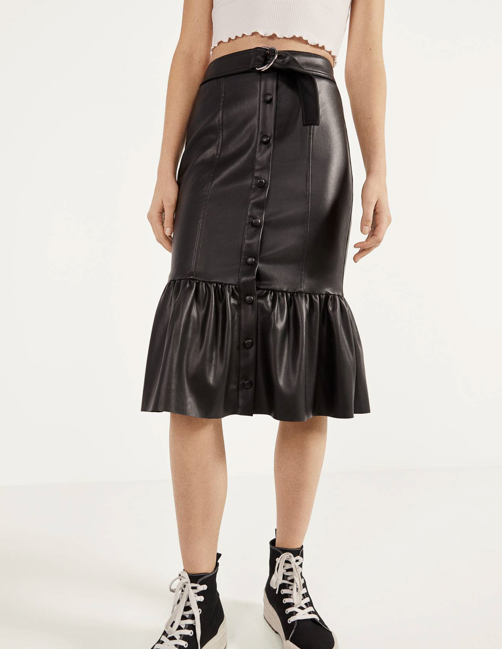 

Юбка Bershka Ж1055476 (0562/405/800) цвет черный S
