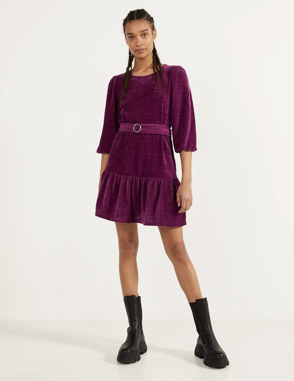 

Платье Bershka Ж1055233 (0382/405/629) цвет фиолетовый XS