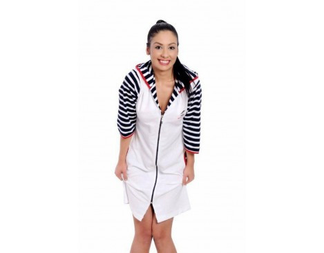 

Халат Arya 13060 женский махровый с капюшоном р. XL Белый арт.1351160