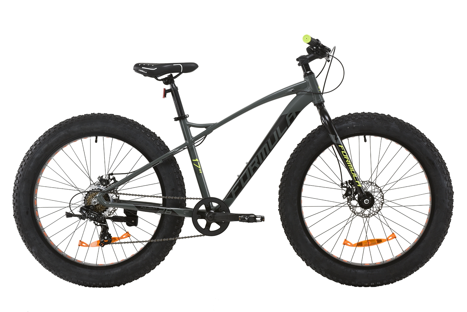 

Велосипед фэтбайк AL 26" Formula PALADIN DD 2020 (серо-салатный)