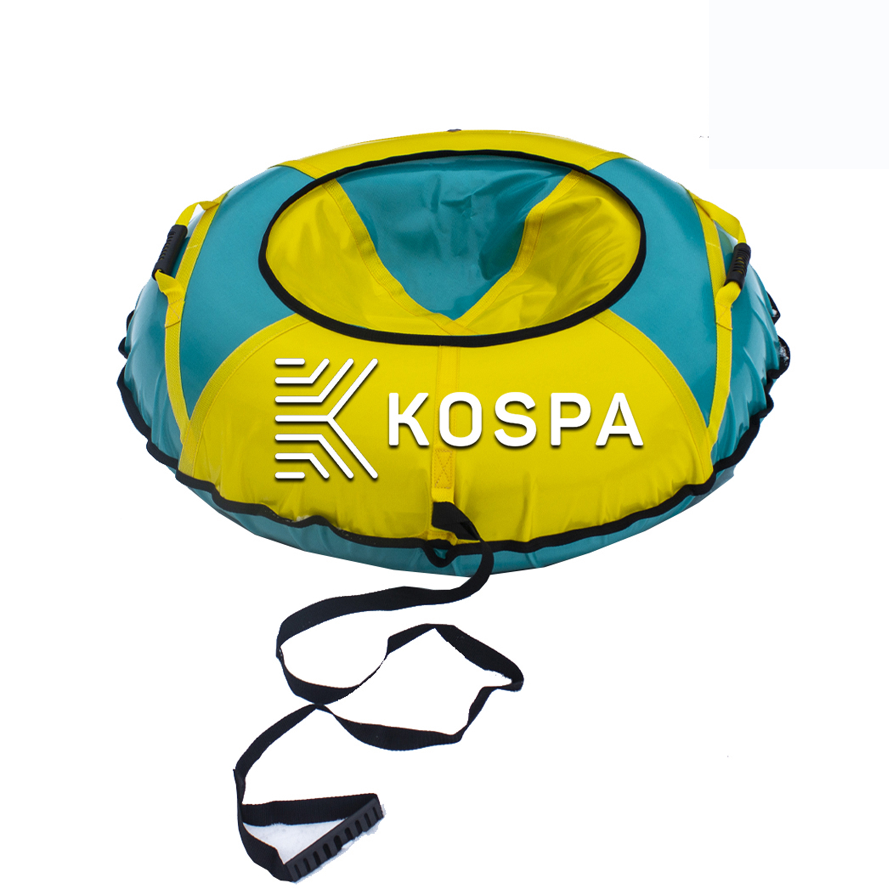 

Тюбинг надувные санки, ватрушка Kospa Бирюзовый-Желтый Диаметр 80 см (TB30073)