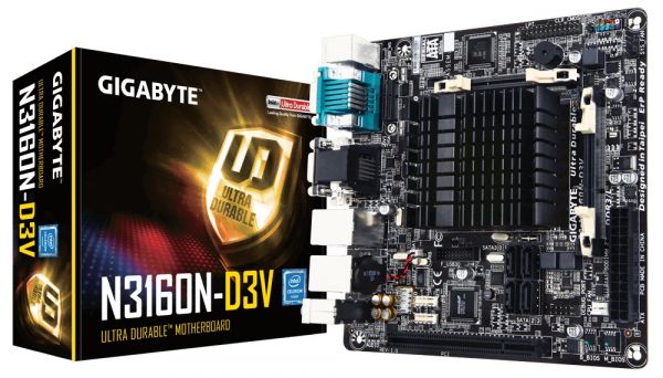 

Материнская плата Gigabyte ga-n3160n-d3v