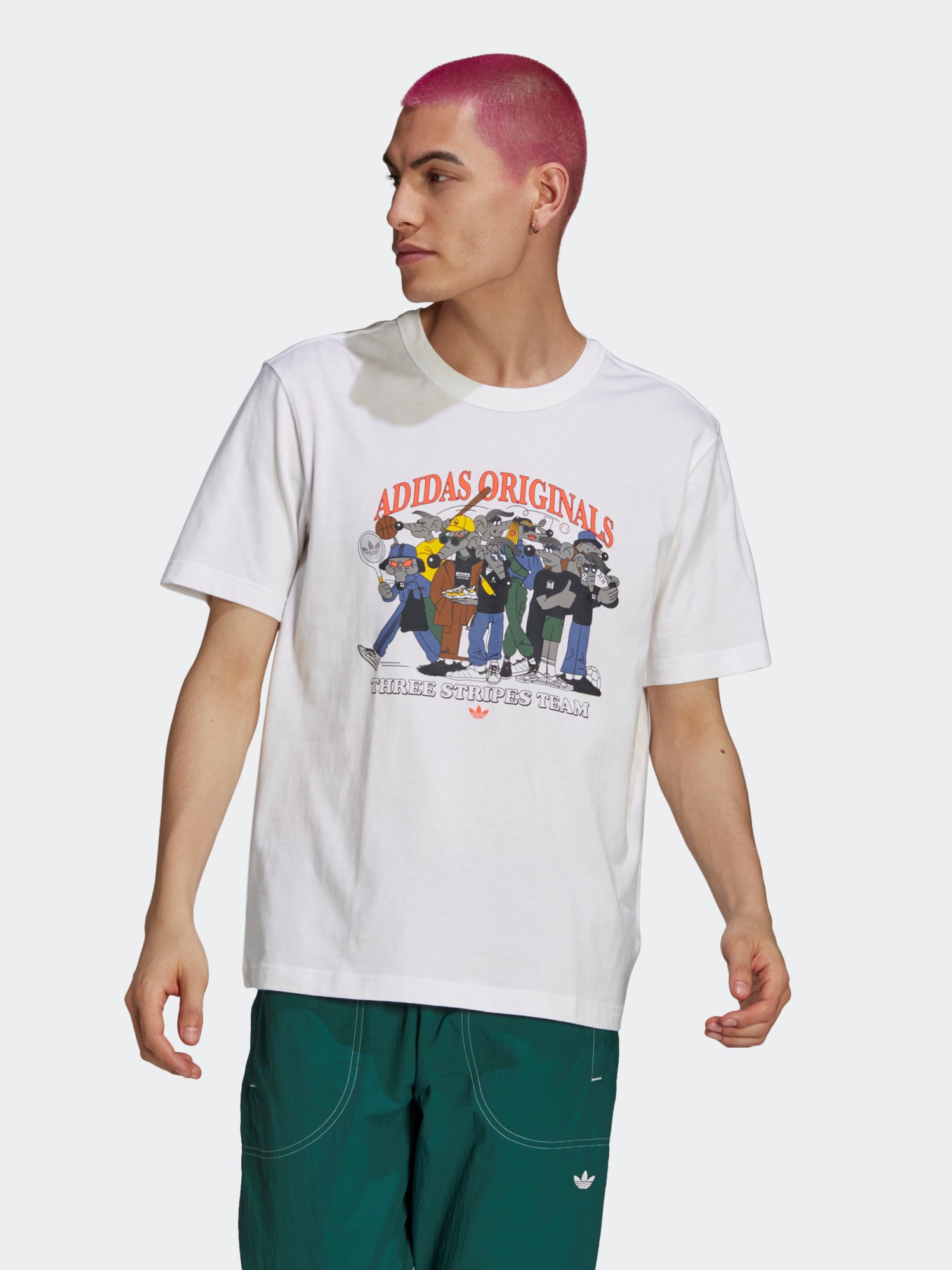 

Футболка Adidas Rateunion Tee GN3281 XS White