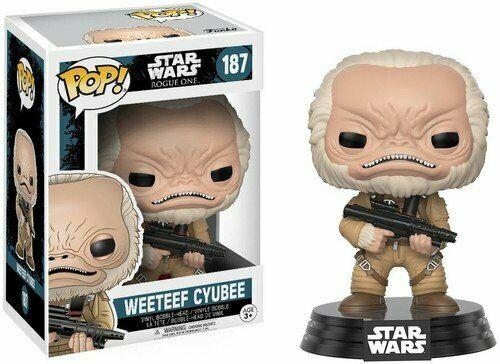 

Фигурка Funko Pop Фанко Поп Звёздные войны Уитиф Кью-Би Star Wars Weeteef Cyubee 10 см SW WC 187 (CZ00SW WC 187)
