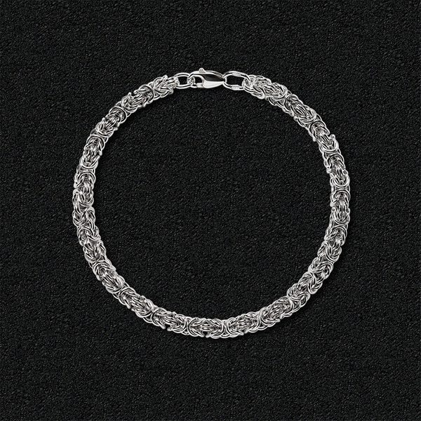 

Серебряный браслет "Серебряный лес" br-4 21см