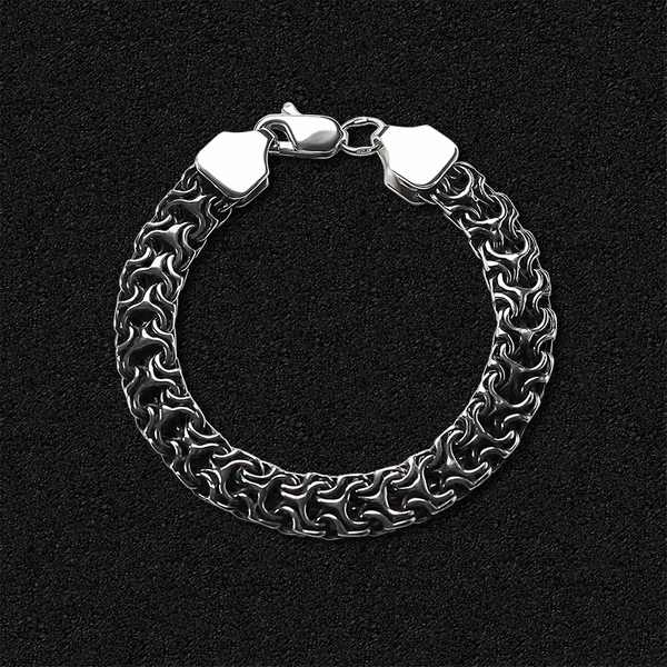 

Серебряный браслет "Рамзес" br-12 19,5см