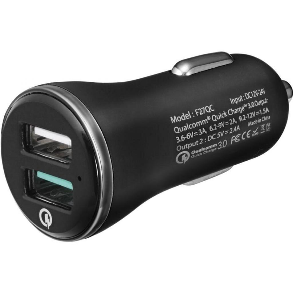 

Зарядний пристрій Spigen Essential F27QC Quick Charge 3.0 Car Charger