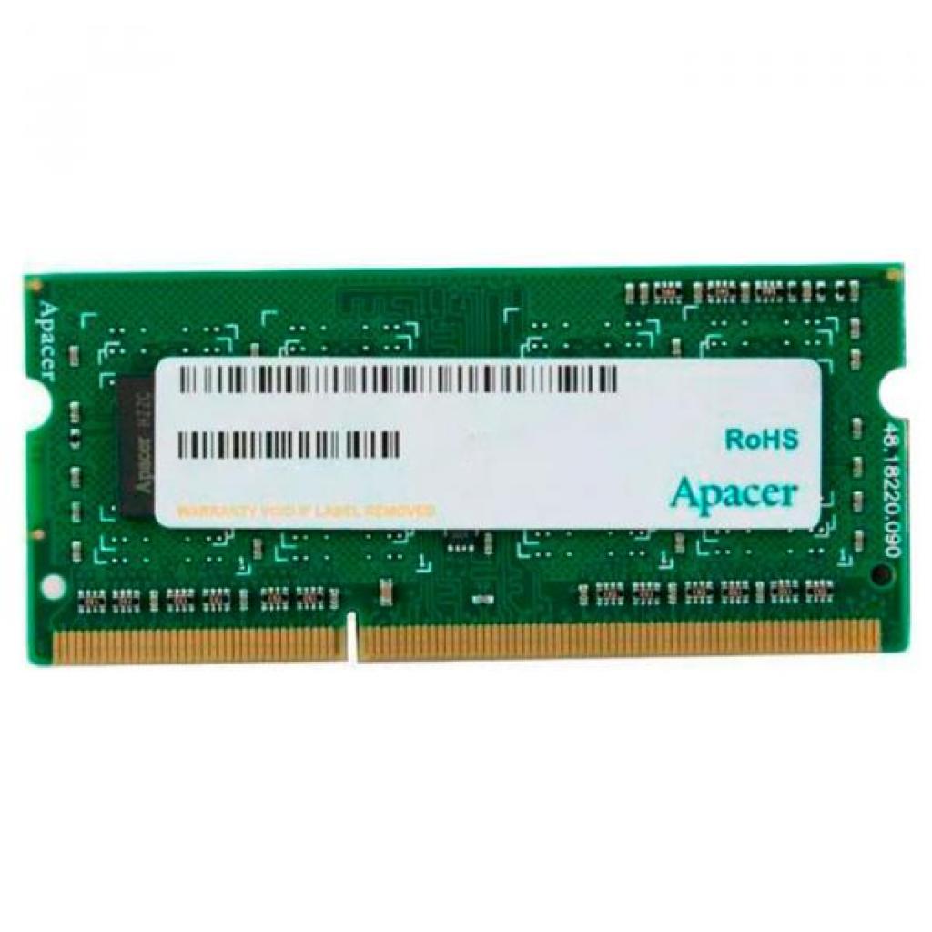 

Модуль пам&яті для ноутбука SoDIMM DDR3 8GB 1600 MHZ Apacer (DS.08G2K.KAM)