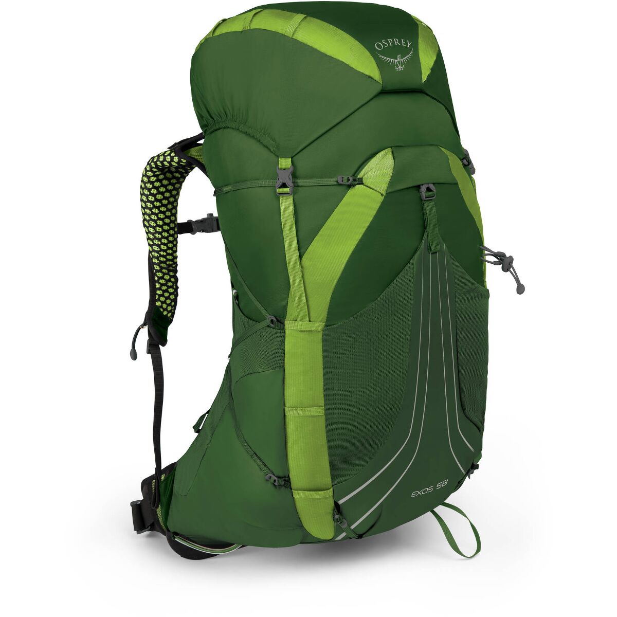 

Рюкзак Osprey Exos 58 L зелений/салатовий