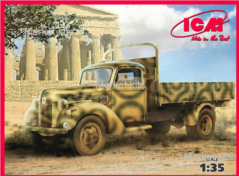 

Германский армейский грузовик V3000S (производства 1941 г.) 1:35 ICM (ICM35411)