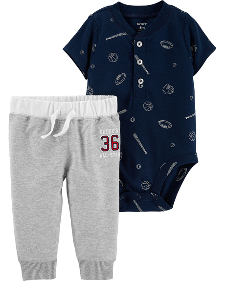 

Комплект 2в1 Carters 92 мес синий 23702