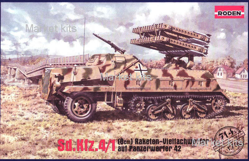 

Немецкая САУ Sd.Kfz. 4/1 Panzerwerfer 42 (late) 1:72 RODEN (RN714)