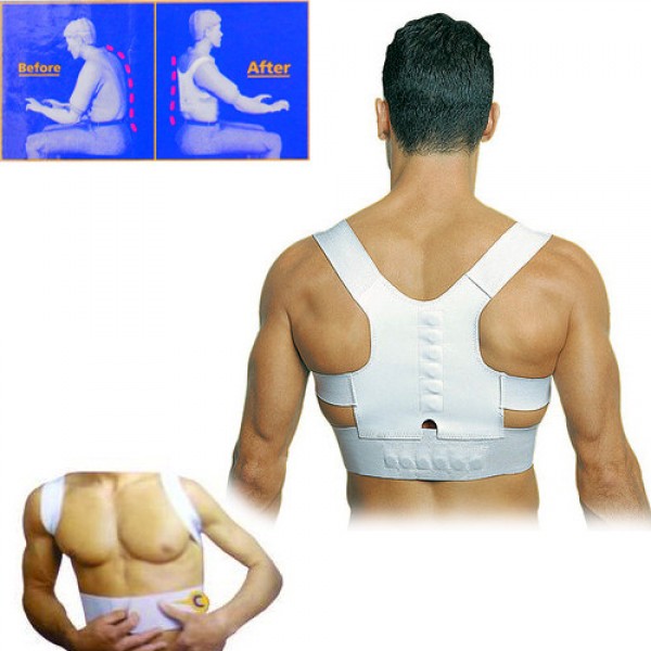 

Магнитный корректор осанки для спины Magnetic Posture Support L-XL