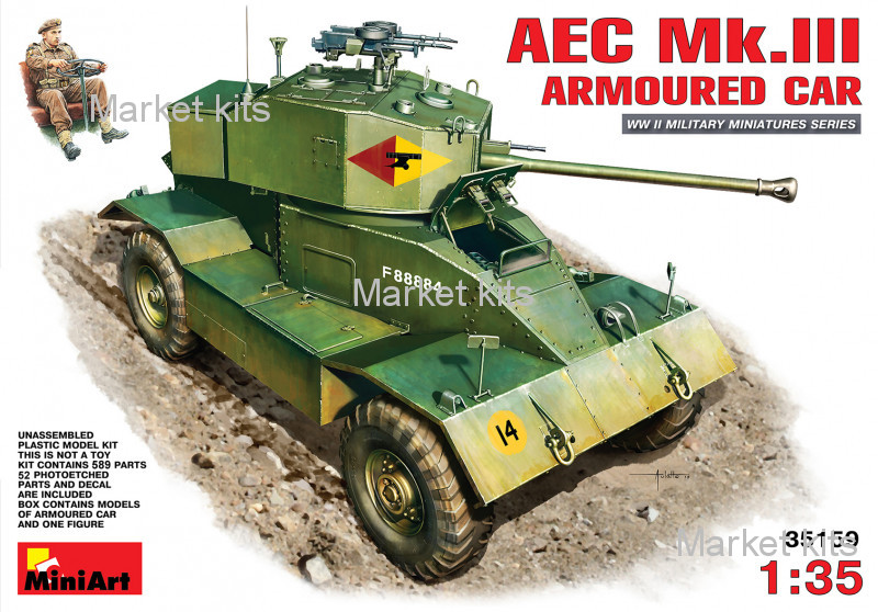

Британский бронеавтомобиль AEC Mk.III 1:35 MINIART (MA35159)