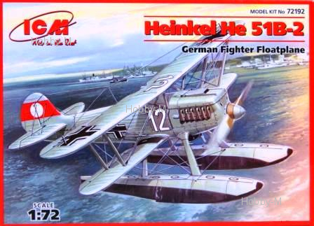 

Германский истребитель-гидроплан Heinkel He-51 B2 1:72 ICM (ICM72192)