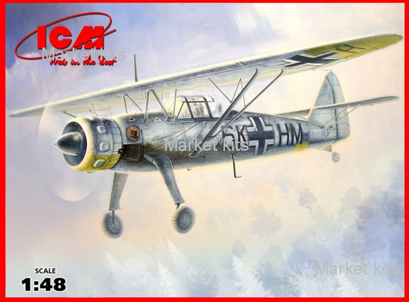 

Немецкий самолет-разведчик Hs 126B-1 1:48 ICM (ICM48212)