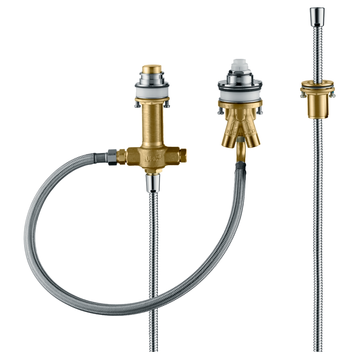 

Скрытая часть смесителя на борт ванны HANSGROHE Logis на 3 отверстия 13439180 (56731)