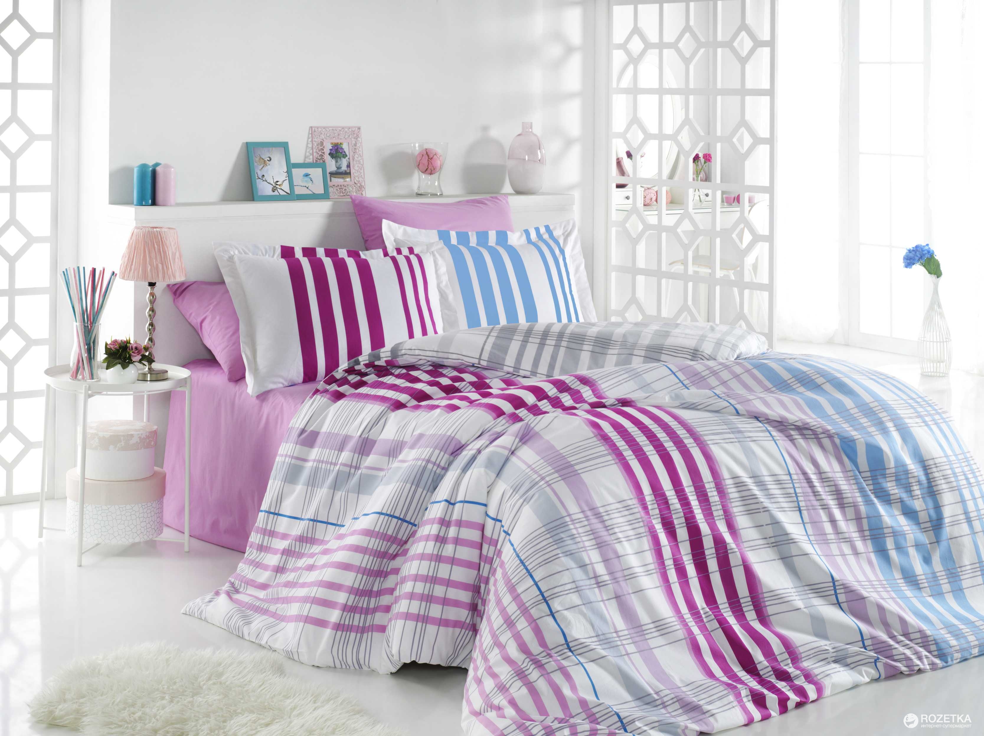 

Комплект постельного белья Hobby Poplin Stripe 200x220 см
