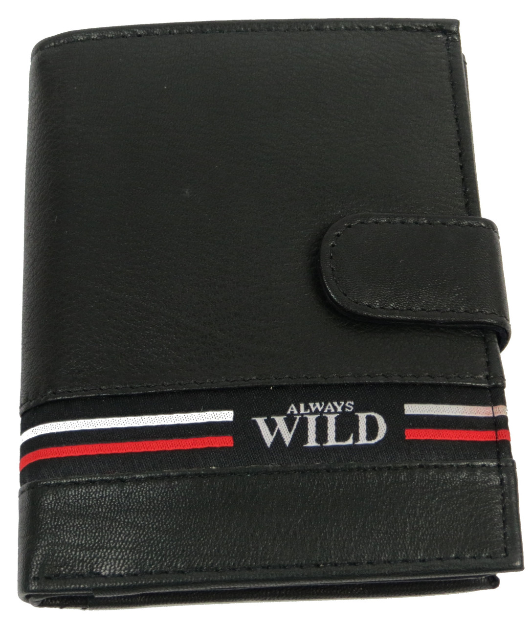 

Мужское кожаное портмоне ALWAYS WILD supersumka (TР012SN4LGV Black)