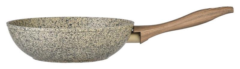

Сковорода-вок Fissman Crema nova Ø24см с керамическим покрытием EcoStone