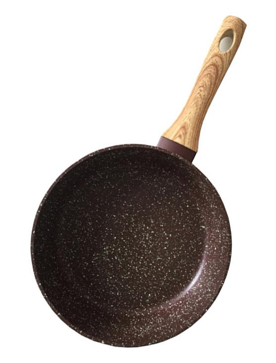 

Сковорода Fissman Mosses Stone Ø24см с деревянной ручкой