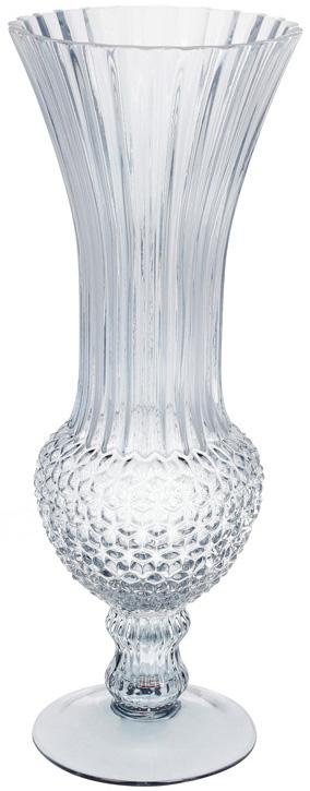 

Ваза декоративная Ancient Glass Ля-Рошель 13.5х13.5х35см, голубое стекло