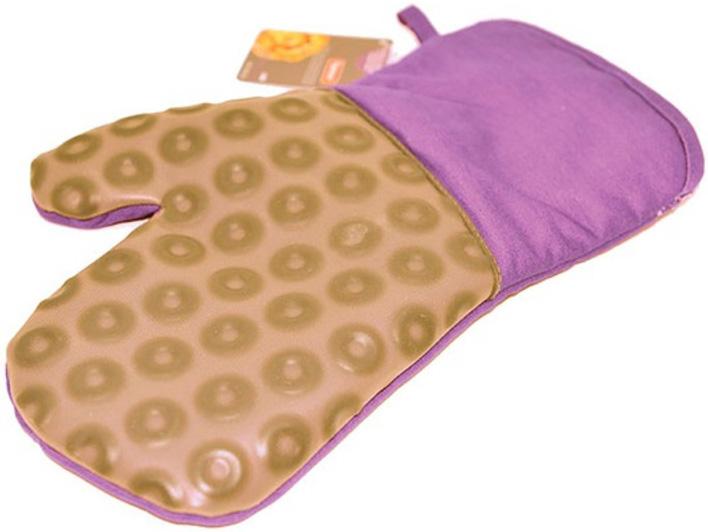 

Кухонная рукавица Fissman Lilac, хлопок с силиконовой вставкой
