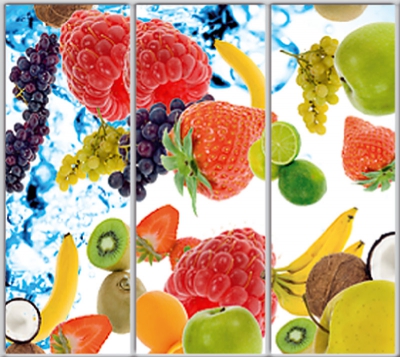 

Шкаф купе Luxe Studio Стандарт-1 Фотопечать Еда и напитки-54 2200x2400x450 трехдверный