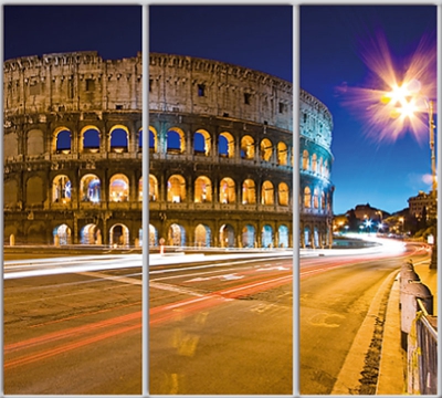 

Шкаф купе Luxe Studio Стандарт-1 Фотопечать Архитектура-104 2300x2300x450 трехдверный