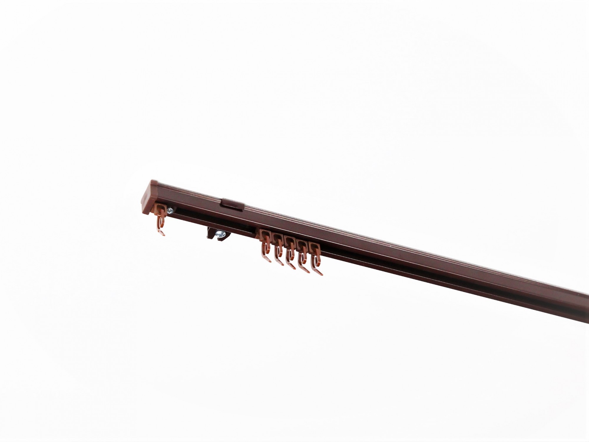 

Карниз стельовий 1-рядний Homs Decor KS 300 см алюміній коричневий