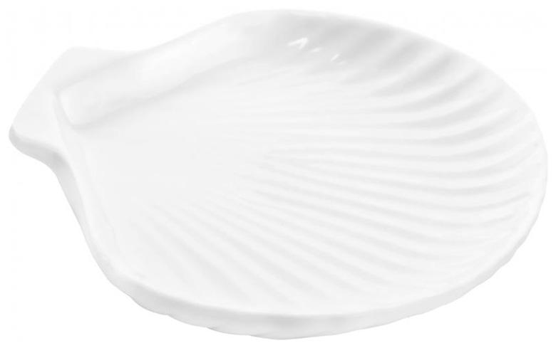 

Набор 6 сервировочных блюд Ракушка 21х16см белые, фарфор Helfer (TР01632315495)