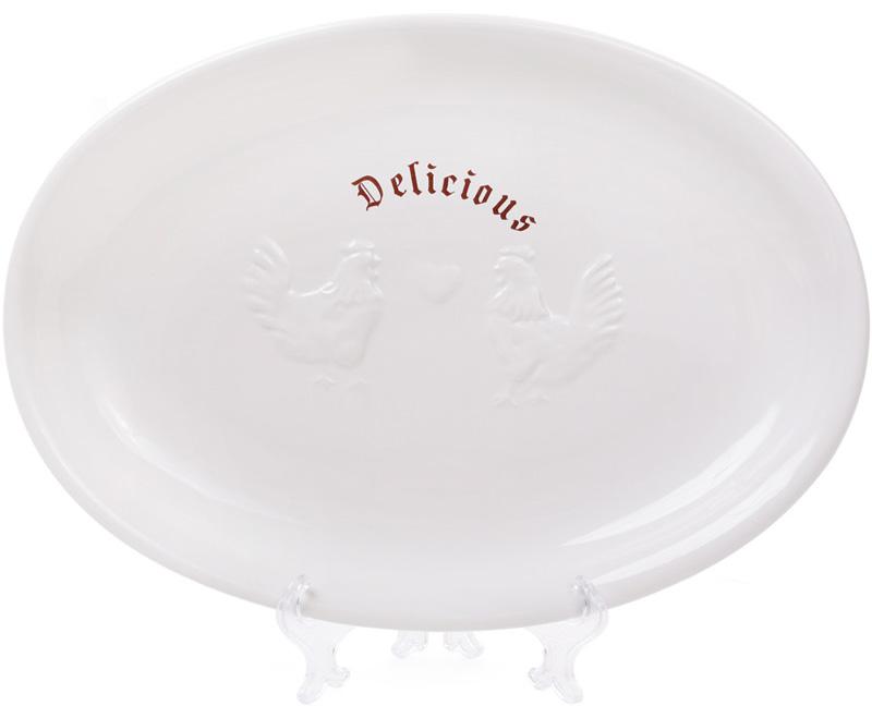 

Блюдо керамическое Тоскана Family DELICIOUS 37х27см с объемным рисунком Bona (TР01632313431)