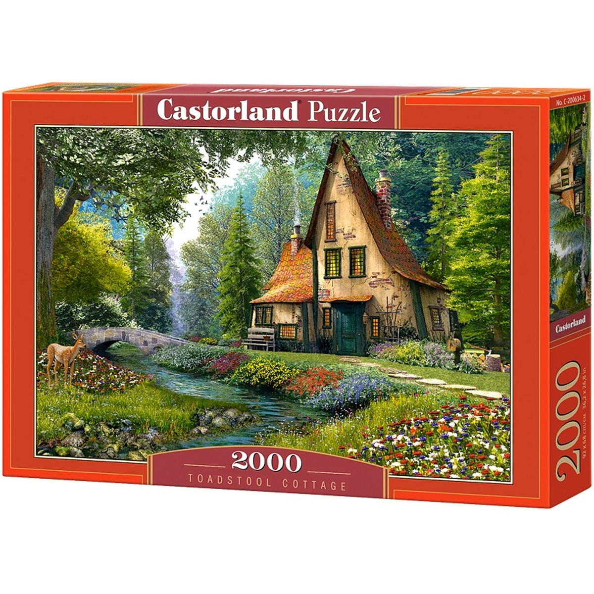 

Пазлы Castorland 2000 «Коттедж в лесу» Castorland (С-200634)