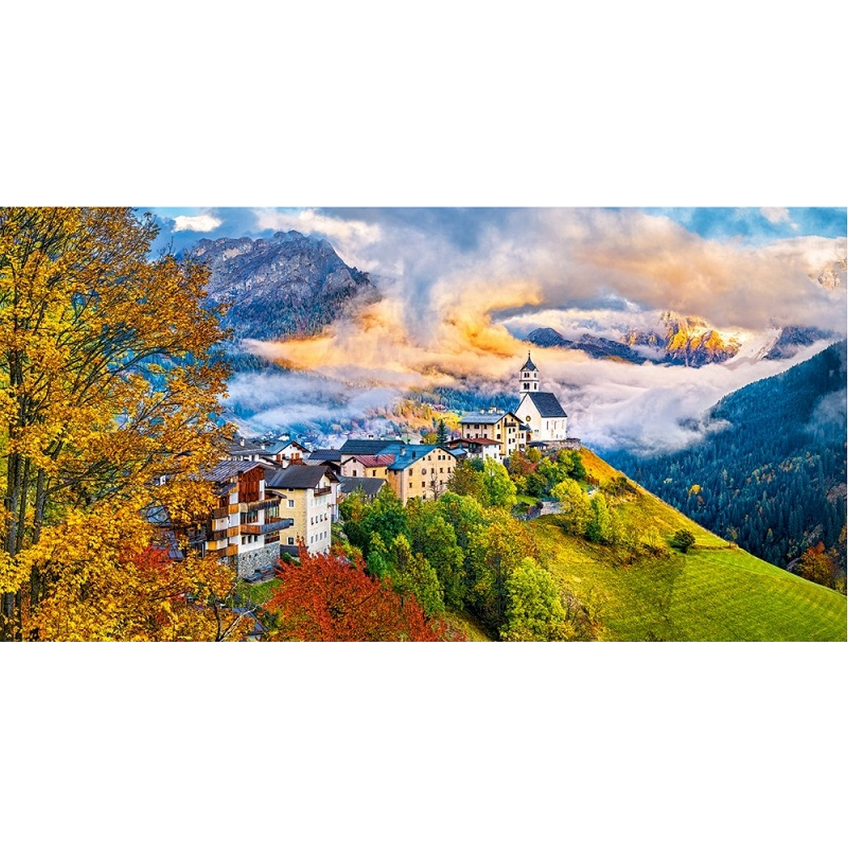 

Пазлы Колле Санта Лючия Италия Colle Santa Lucia Italy 4000 элементов Castorland (С-400164) (27155)