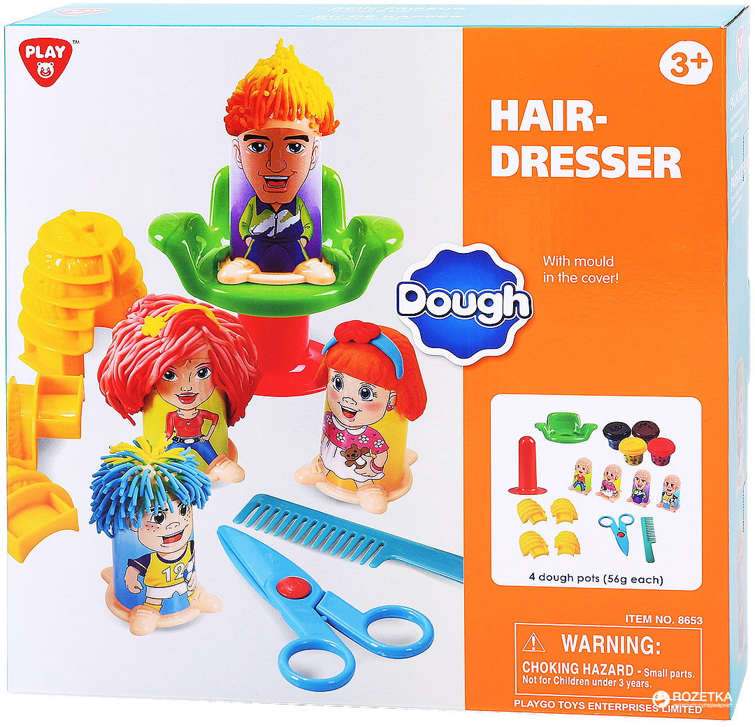 

Набор для лепки PlayGo Парикмахерская (PLG8652) (4892401086525)