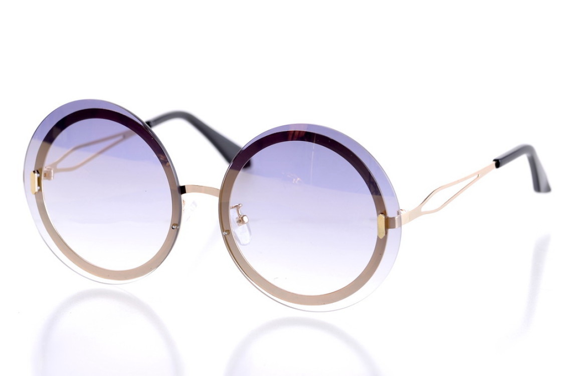 

Женские солнцезащитные очки GlasseS с поляризацией, цвет линзы золотой, цвет оправы золотой