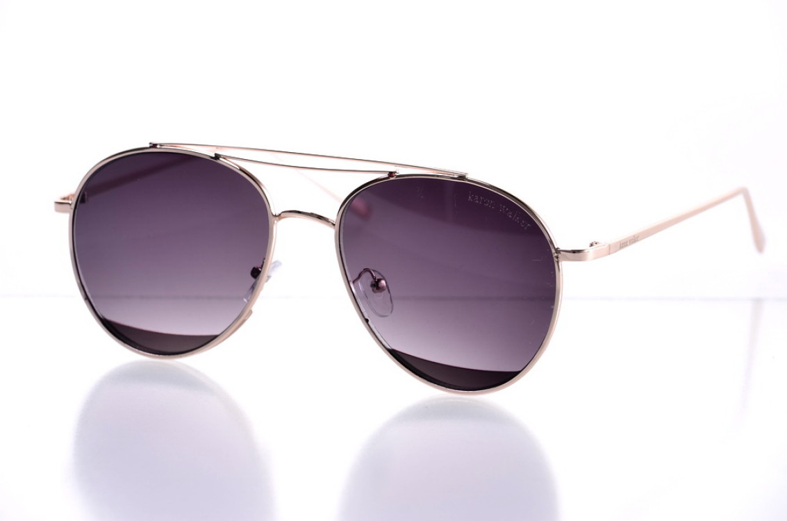 

Женские солнцезащитные очки GlasseS с поляризацией, цвет линзы чёрный, цвет оправы золотой