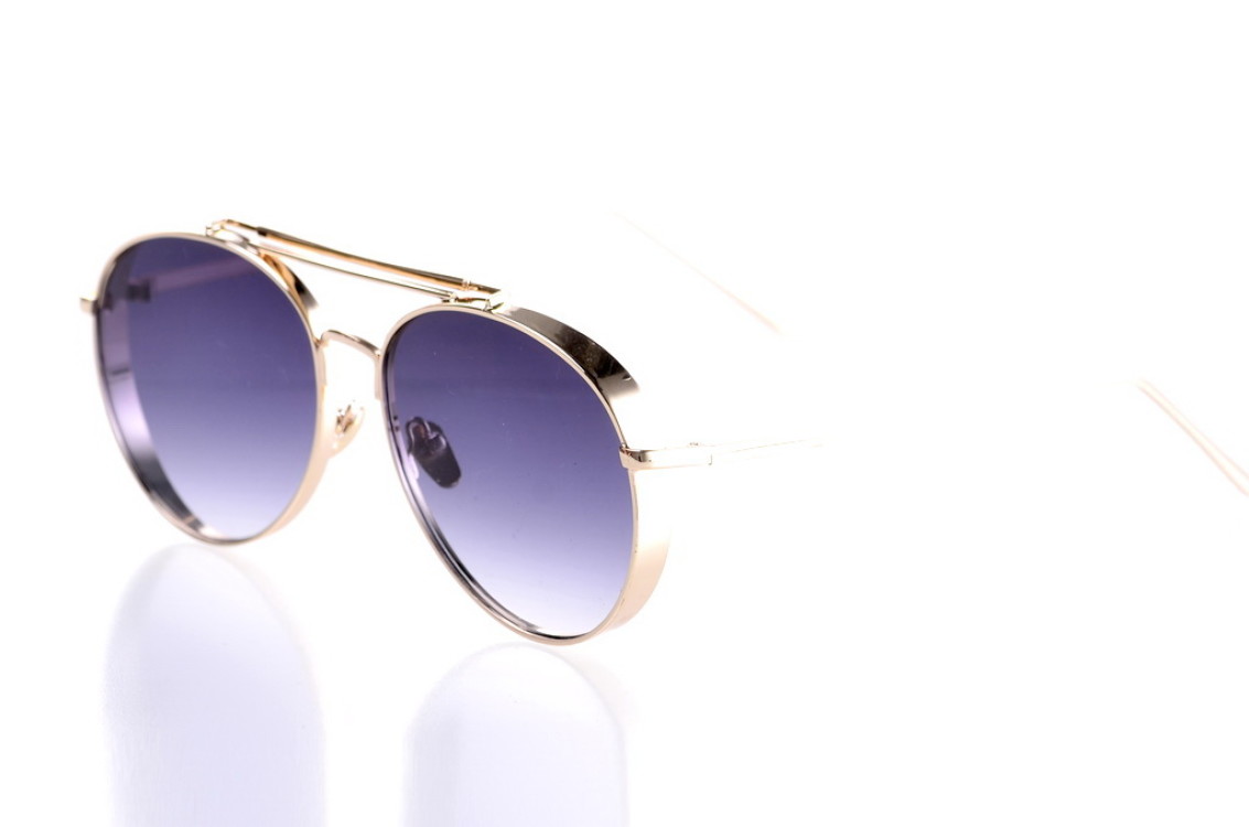 

Женские солнцезащитные очки GlasseS с поляризацией, цвет линзы чёрный, цвет оправы золотой