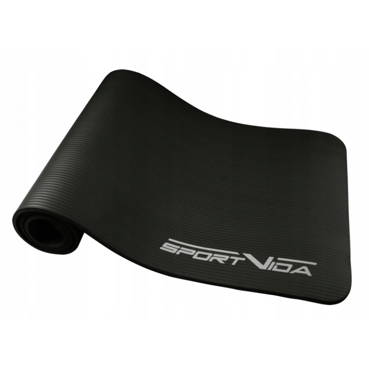 

Гимнастический фитнес коврик мат SportVida Nbr 1 см SV-HK0166 Black для занятий пилатесом, йогой спортивный (F_227455)