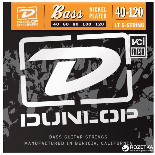 

Dunlop DBN40120 Nickel Plated Steel Light 5-String (40-120)